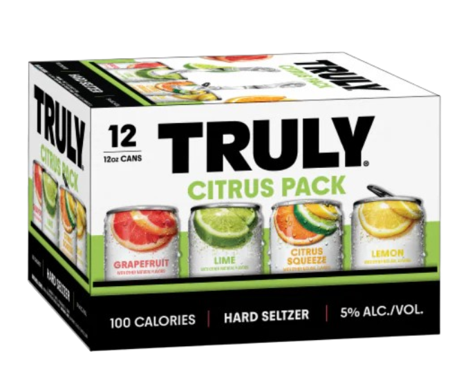 Truly Citrus mix Hard Seltzer Variety 12oz 12-Pack Can