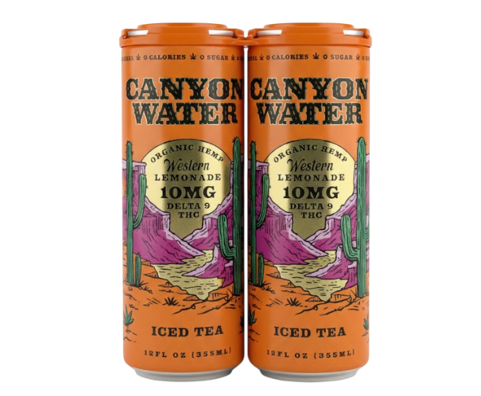 Canyon Water Ice Tea Lemonade 12oz 4-Pack Can