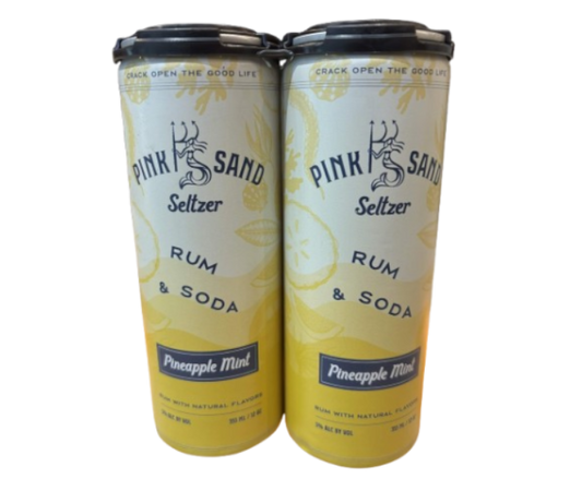 Pink Sand Rum And Soda Pineapple Mint 12oz 4-Pack Can