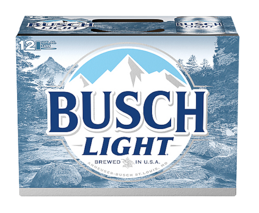 Busch Light 12oz 12-Pack Can - American Lager at Primo Liquors Fort Lauderdale