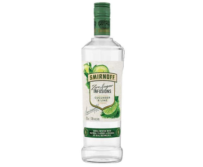 Smirnoff Zero Sugar Cucumber Lime 750ml (DNO P4)
