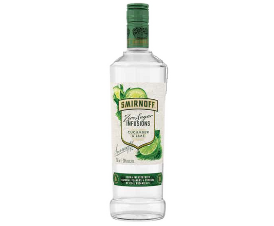 Smirnoff Zero Sugar Cucumber Lime 750ml (DNO P4)