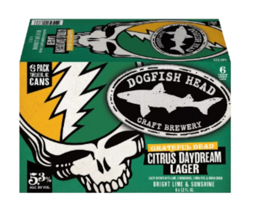 Dogfish Head x Grateful Dead Citrus Daydream 12oz 6-Pack Can