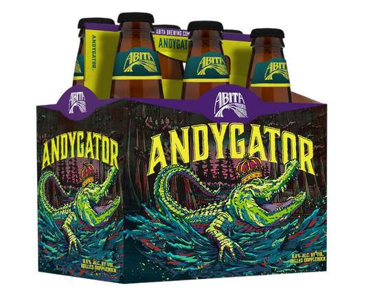 Abita Andygator 12oz 6-Pack Can - American Lager at Primo Liquors Fort Lauderdale