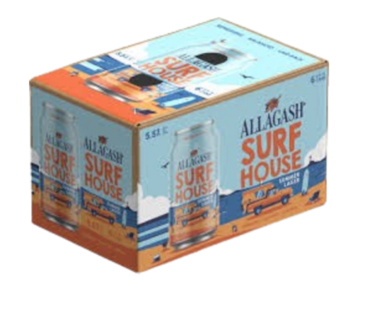 Allagash Surf Bird 12oz 6-Pack Can - American Lager at Primo Liquors Fort Lauderdale