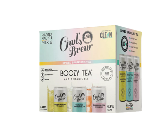 Owls Brew Boozy Tea & Vodka 12oz 8-Pack Can