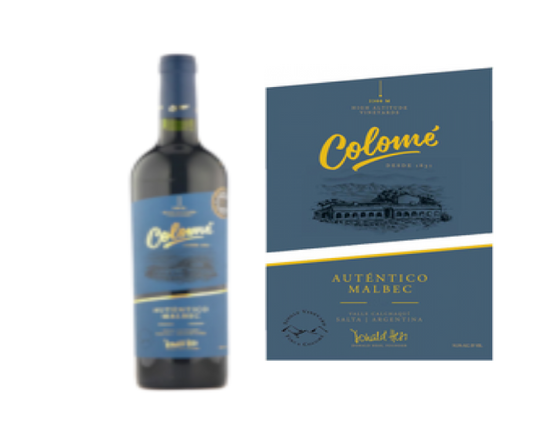 Bodega Colome Malbec Autentico 1.5L (No Barcode)