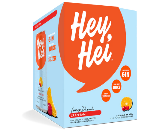 Hey Hei Long Drink Cran Tan 4-Pack Can