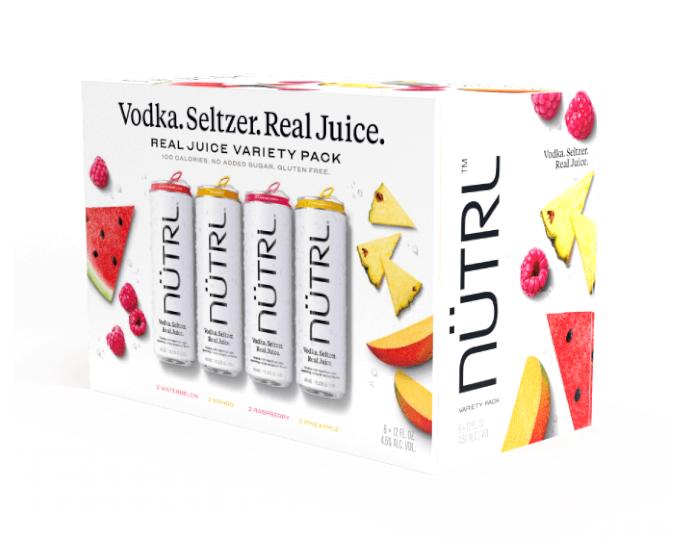 Nutrl Hard Seltzer Variety Pack 12oz 8-Pack Can