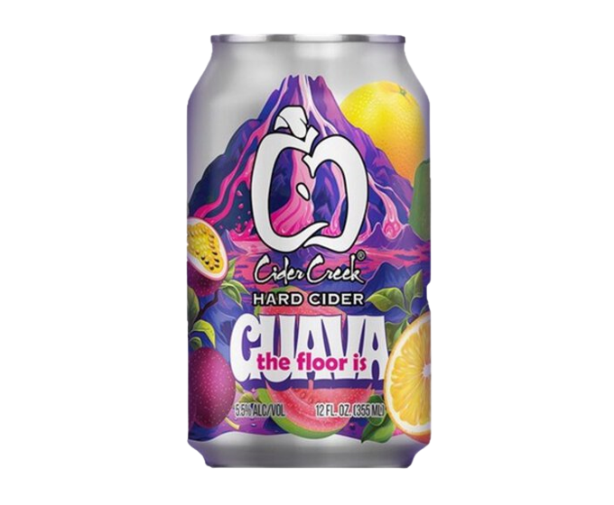 Cider Creek Floor is Guava 12oz 4-Pack Can