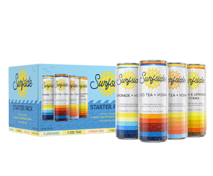 Surfside Variety Iced Tea or Starter Pack 12oz 8-Pack Can