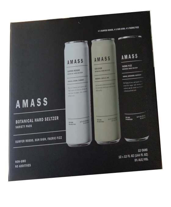 Amass Botanical Hard Variety 12oz 12-Pack Can