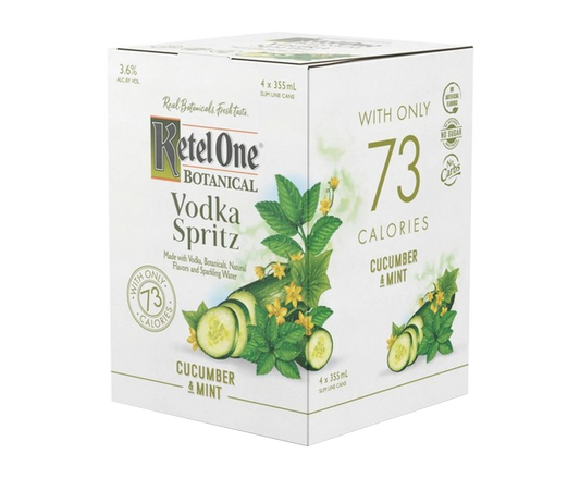 Ketel One Botanical Cucumber Mint 355ml 4-Pack Can