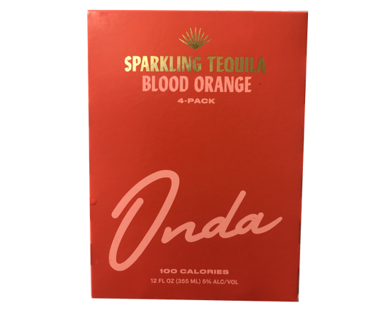 Onda Sparkling Blood Orange 12oz 4-Pack Can