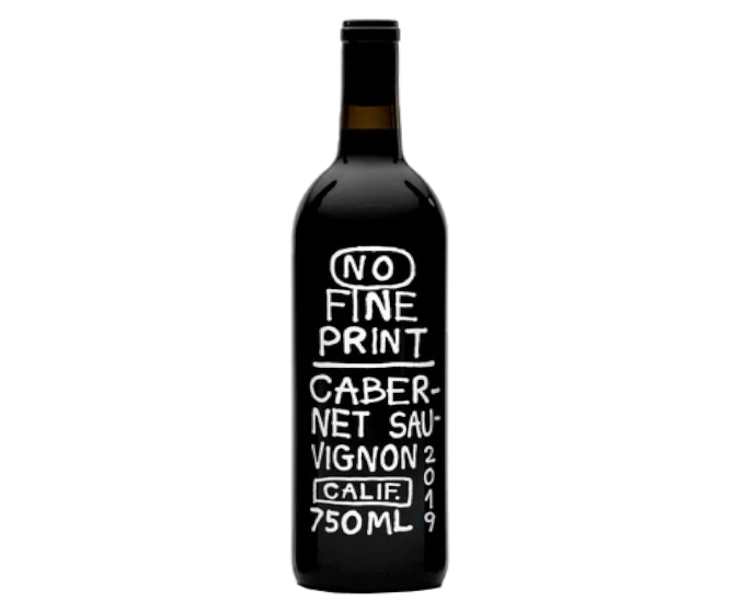 No Fine Print Cabernet Sauv 2019 750ml