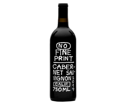 No Fine Print Cabernet Sauv 2019 750ml