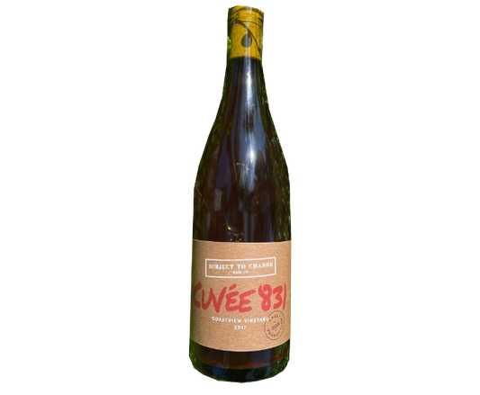 Subject to Change Coastview Cuvee 831 750ml (No Barcode)