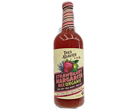 Tres Agaves Organic Strawberry Margarita Mix 1L